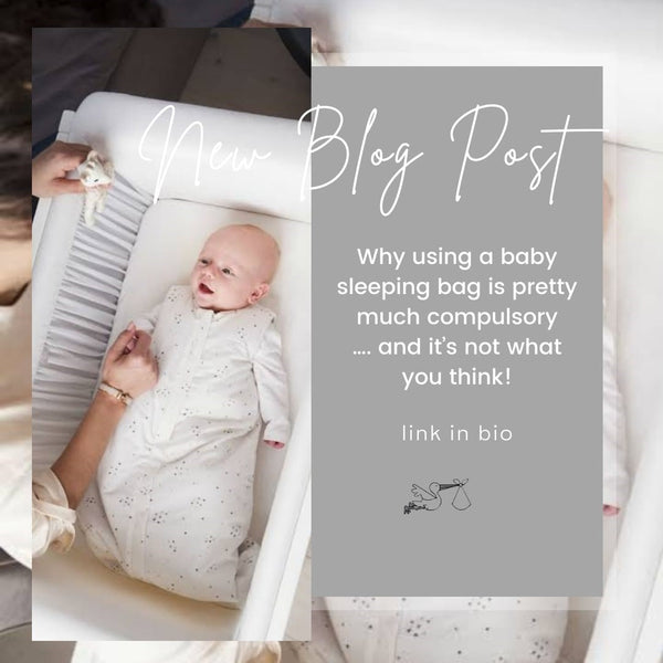 Why using a baby sleeping bag is pretty much compulsory  …. and it’s not what you think!
