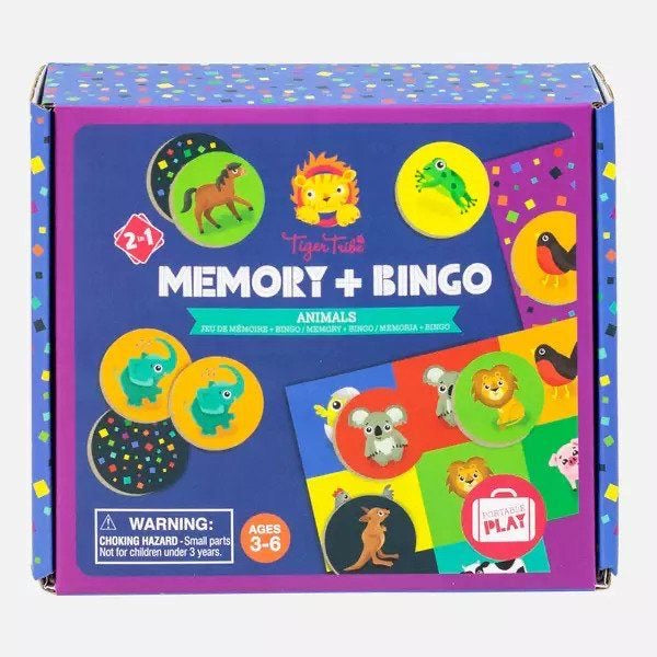 Tiger Tribe – Memory + Bingo – Animals