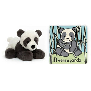 Bundle Deal - Jellycat Huggady Panda & If I were a Panda Book