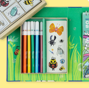 Tiger Tribe Colouring Set – Backyard Bugs