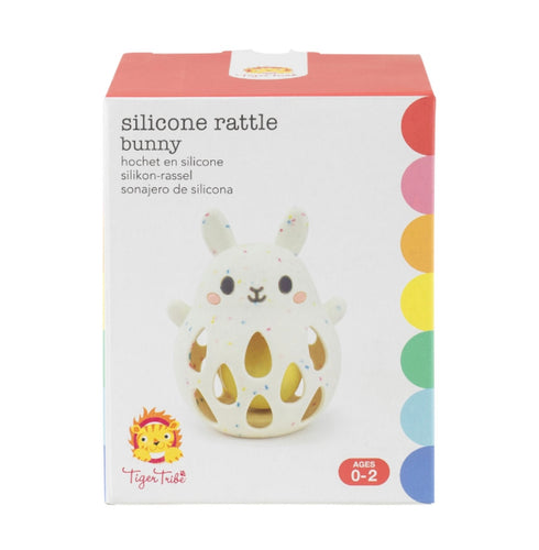 Tiger Tribe - Silicone Rattle Bunny