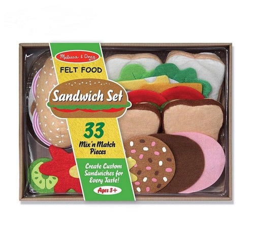 Melissa & Doug - Felt Play Food Sandwich Set