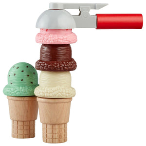 Melissa & Doug - Scoop And Stack Ice Cream Cone Set