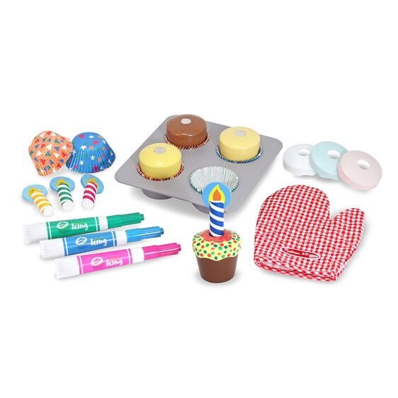 Melissa and Doug - Bake and Decorate Cupcake Set