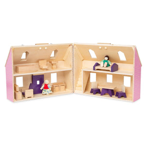 Melissa & Doug - Fold & Go Mini Dolls House