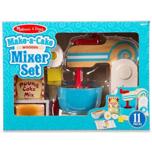 Melissa and Doug - Wooden Make-a-Cake Mixer Set