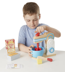 Melissa and Doug - Wooden Make-a-Cake Mixer Set