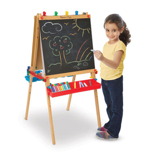 Melissa & Doug - Deluxe Wooden Standing Art Easel