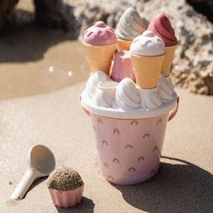 Little Dutch - Ice Cream Beach Bucket 14pcs