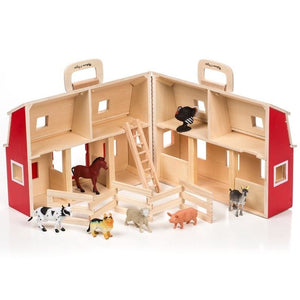 Melissa and Doug - Fold and Go Mini Barn