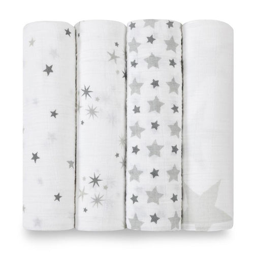 aden + anais - 4pk Swaddles- Twinkle