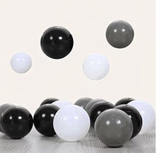 Grey, White, Black Balls